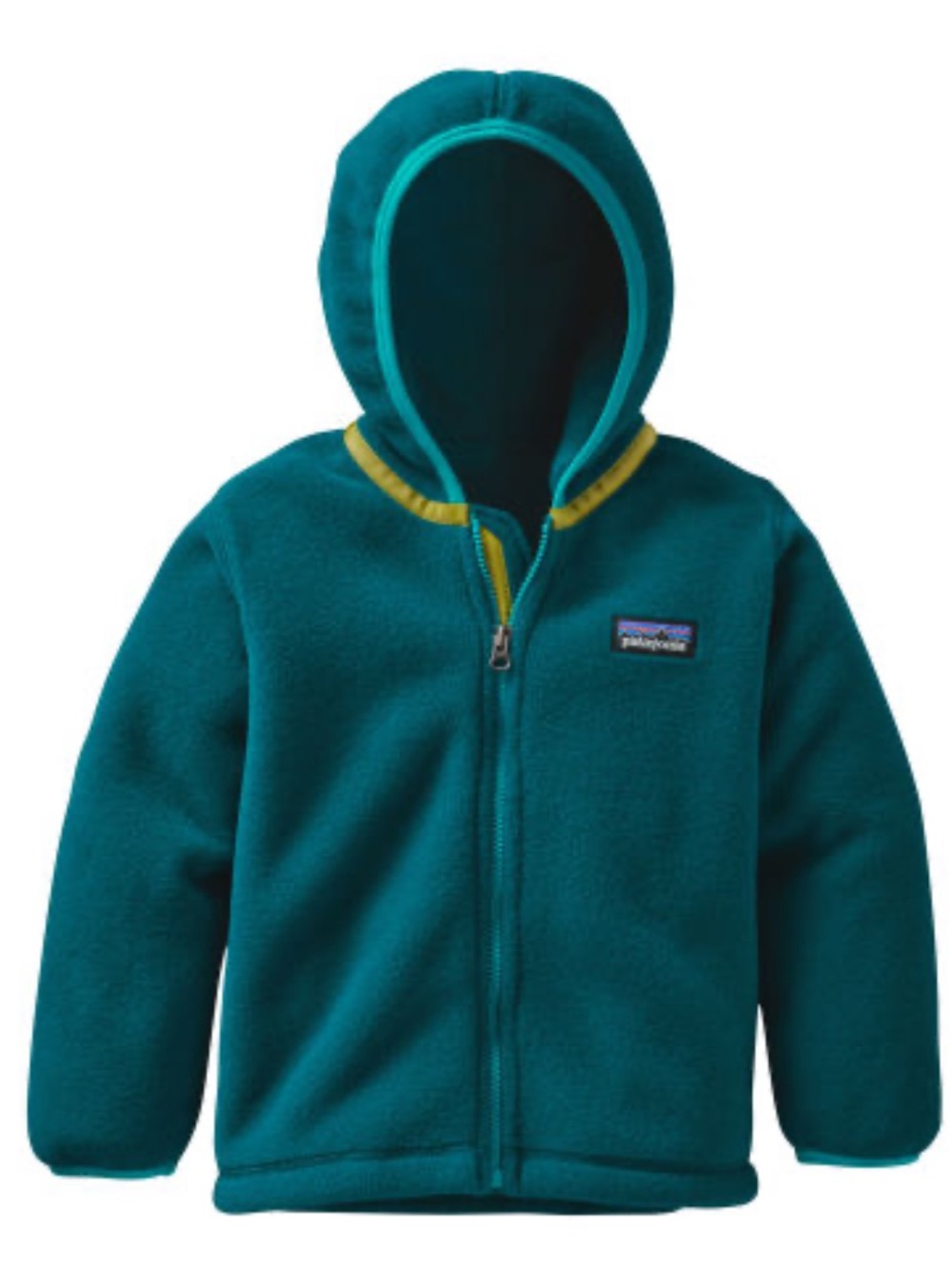 Patagonia Kids VINTAGE Synchilla Cardigen Hooded Fleece Jacket Sz 2